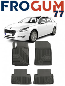 Peugeot 508 I Din 01.2011 - 09.2018, Combi , Set Covorase Auto Tip Tavita Premium 3D, din cauciuc accesorii pentru autoturismul tau - masina v165257