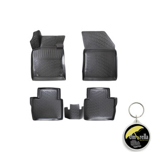 Peugeot 508 II 2018- Set 4 covorase auto din cauciuc tip tavita premium line 3D accesorii pentru autoturismul tau - masina v243434