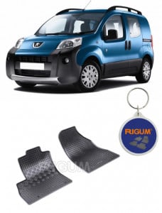 Peugeot Bipper, Van, fabricat din 06.2008 - 2017, 2 Locuri, set covorase auto dedicate, din cauciuc 100% Premium accesorii pentru autoturismul tau - masina v158380