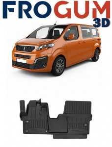 Peugeot E-Traveller Din 01.2016 - Prezent, Van , Set Covorase Auto Tip Tavita Premium 3D, din cauciuc accesorii pentru autoturismul tau - masina v165188