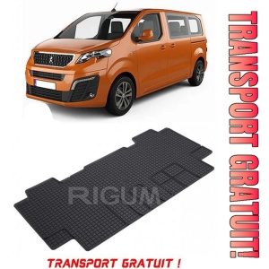 Peugeot E-Traveller, Van, fabricat din 01.2016 - Prezent, Rand 2, Masina Are 5 Locuri, set covorase auto dedicate, din cauciuc 100% Premium - Transport Gratuit