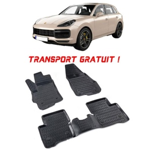 Porsche Cayenne III 2018- Set 4 covorase auto din cauciuc tip tavita premium line 3D - Transport Gratuit! accesorii pentru autoturismul tau - masina v48472