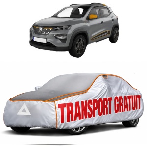 Prelata Antigrindina pentru auto Dacia Spring (2021 - prezent) - husa protectie antigrindina si intemperii meteo severe - anti-grindina vijelii furtuni pentru auto