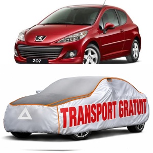 Prelata Antigrindina pentru auto Peugeot 207 (2006-2012) - husa protectie antigrindina si intemperii meteo severe - anti-grindina vijelii furtuni pentru auto