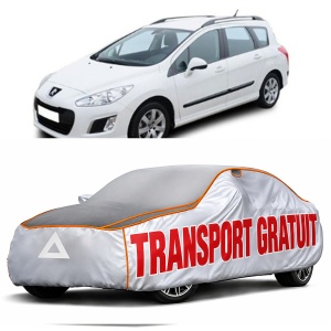 Prelata Antigrindina pentru auto Peugeot 308 I (T7) (2007-2013) - husa protectie antigrindina si intemperii meteo severe - anti-grindina vijelii furtuni pentru auto