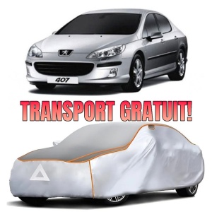Prelata Antigrindina pentru auto Peugeot 407 (2004-2011) Sedan - husa protectie antigrindina si intemperii meteo severe - anti-grindina vijelii furtuni pentru auto