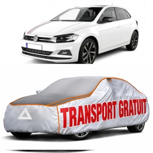 Prelata Antigrindina pentru auto Volkswagen Polo VI (2017-) - husa protectie antigrindina si intemperii meteo severe - anti-grindina vijelii furtuni pentru auto