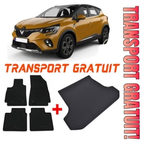 Renault Captur II din 01.2020 - Prezent Suv *1 , Set Covorase + tavita portbagaj auto