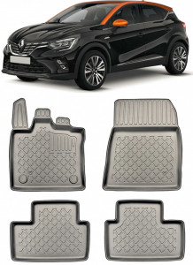 Renault Captur Set covorase auto tip tavita compatibile Renault Captur II E-Tech PHEV fabricatie 06.2020 - prezent, caroserie suv accesorii pentru autoturismul tau - masina v110970