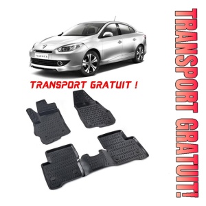 Renault Fluence 2009 - 2020 Set 4 covorase auto din cauciuc tip tavita premium line 3D - Transport Gratuit!