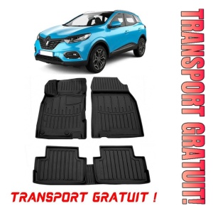 Renault Kadjar (2015-2022) Set covorase auto cauciuc G.Modern Line 3D transport gratuit