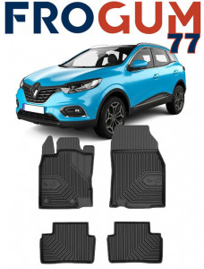 Renault Kadjar Din 06.2015 - Prezent, Suv , Set Covorase Auto Tip Tavita Premium 3D, din cauciuc accesorii pentru autoturismul tau - masina v169023