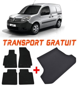 Renault Kangoo Van din 2008 - Prezent, Set Covorase + tavita portbagaj auto 5 Locuri *1 accesorii pentru autoturismul tau - masina v124