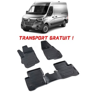 Renault Master III 2010- Set 2 covorase auto din cauciuc tip tavita premium line 3D - Transport Gratuit! accesorii pentru autoturismul tau - masina v48405