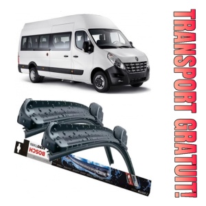 Renault Master III Bus Set 2 stergatoare parbriz Bosch Bosch Aerotwin 65 cm/65 cm compatibile cu Renault Master III Bus (Jv) din 2011 (65 cm / 65 cm)
