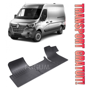 Renault Master III, Van, fabricat din 2010 - Prezent, 3 Locuri, set covorase auto dedicate, din cauciuc 100% Premium