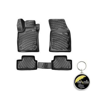 Renault Megane 4 hatckback 2016- Set 4 covorase auto din cauciuc tip tavita premium line 3D accesorii pentru autoturismul tau - masina v242550