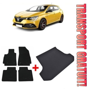 Renault Megane IV Hatchback din 01.2016 - Prezent *4, Set Covorase + tavita portbagaj auto