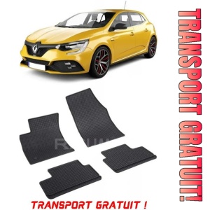Renault Megane IV, Hatchback, fabricat din 01.2016 - Prezent, set covorase auto dedicate, din cauciuc 100% Premium - Transport Gratuit