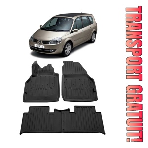 Renault Scenic II (2003-2009) Set covorase auto cauciuc G.Modern Line 3D