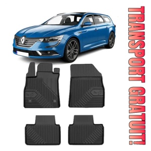Renault Talisman Din 05.2016 - Prezent, Combi , Set Covorase Auto Tip Tavita Premium 3D, din cauciuc