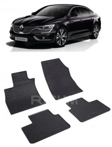 Renault Talisman, Sedan, fabricat din 01.2016 - Prezent, set covorase auto dedicate, din cauciuc 100% Premium accesorii pentru autoturismul tau - masina v159413