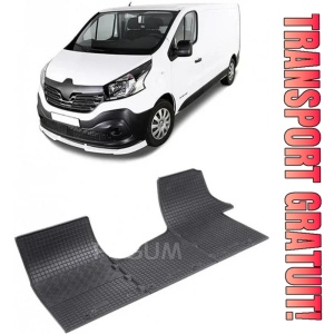 Renault Trafic III, Van, fabricat din 09.2014 - Prezent, 3 Locuri, set covorase auto dedicate, din cauciuc 100% Premium