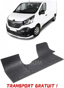 Renault Trafic III, Van, fabricat din 09.2014 - Prezent, Rand 2, set covorase auto dedicate, din cauciuc 100% Premium - Transport Gratuit accesorii pentru autoturismul tau - masina v38079