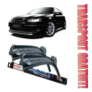 Saab 45360 Set 2 stergatoare parbriz Bosch Bosch Aerotwin compatibile cu Saab 9-3 2005-2015 (57.5 cm / 57.5 cm)