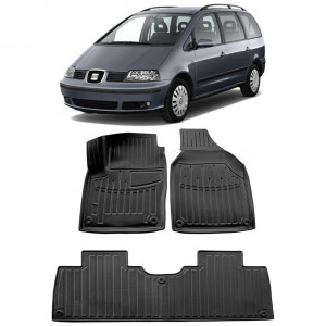 Seat Alhambra I (7M) (1996-2010) Set Covorase Auto Cauciuc Umbrella Modern Line accesorii pentru autoturismul tau - masina v148512