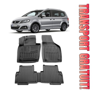 Seat Alhambra II (7N) (2010 - 2022) Set Covorase Auto Cauciuc Umbrella Modern Line