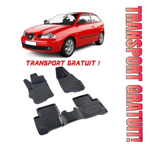 Seat Ibiza III 2002-2008 Set 5 covorase auto din cauciuc tip tavita premium line 3D - Transport Gratuit!