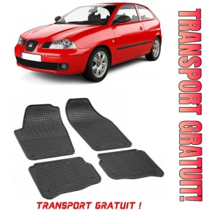 Seat Ibiza III, Hatchback, fabricat din 02.2002 - 2008, 6L, set covorase auto dedicate, din cauciuc 100% Premium - Transport Gratuit