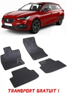 Seat Leon E-Hybrid, Combi, fabricat din 2020 - Prezent, set covorase auto dedicate, din cauciuc 100% Premium - Transport Gratuit accesorii pentru autoturismul tau - masina v38004