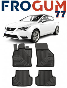 Seat Leon III 5F Cross Sport Din 11.2012 - 02.2020, Hatchback , Set Covorase Auto Tip Tavita Premium 3D, din cauciuc accesorii pentru autoturismul tau - masina v168127