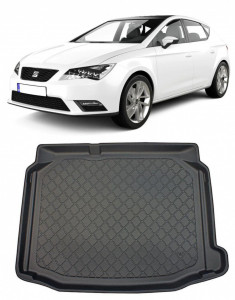 Seat Leon III 5F Hatchback din 11.2012 - 02.2020, Tavita Pentru Portbagaj Lux Premium Dedicata, Portbagaj Inferior *2 accesorii pentru autoturismul tau - masina v201126