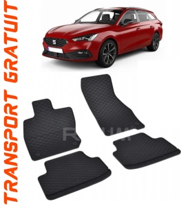 Seat Leon IV MhEV fabricat din 2020 - Prezent, Combi, set covorase auto dedicate, din cauciuc 100% Premium accesorii pentru autoturismul tau - masina v150317