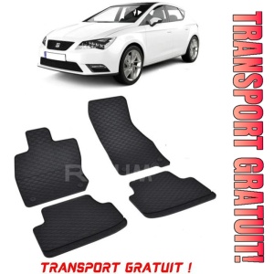 Seat Leon IV MhEV fabricat din 2020 - Prezent, Hatchback, set covorase auto dedicate, din cauciuc 100% Premium - Transport Gratuit