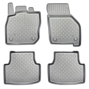 Seat Leon IV Mhev, Hatchback, Din 2020 - Prezent , Set Covorase Auto Tip Tavita Premium 3D, din cauciuc accesorii pentru autoturismul tau - masina v173411