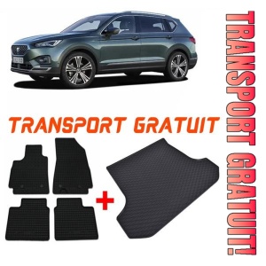 Seat Tarraco din 10.2018 - Prezent Suv Portbagaj Superior *1, Set Covorase + tavita portbagaj auto