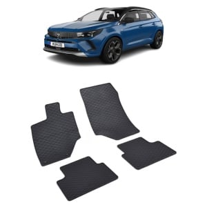 Set 1 covorase Opel Grandland Hybrid 2025-prezent, din cauciuc 100%, compatibile cu autoturismul OPEL Grandland v3064