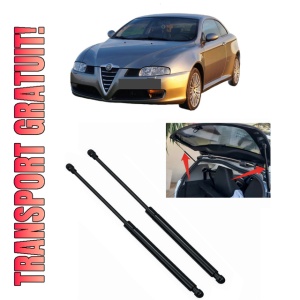 Set 2 amortizoare portbagaj haion ALFA ROMEO GT (937_) din 2003-2010, 2 bucati, KROSNO, 4 stickere auto ALFA ROMEO