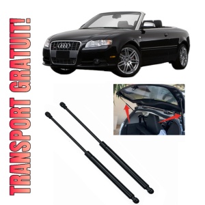 Set 2 amortizoare portbagaj haion AUDI A4 B7 Convertible (8HE) din 2005-2009, 2 bucati, KROSNO, 4 stickere auto AUDI
