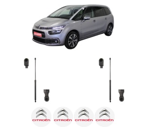 Set 2 amortizoare portbagaj haion CITROEN GRAND C4 SPACETOURER (3A_, 3E_) din 2018-2019, 2 bucati, KROSNO, 4 stickere auto CITROEN v906