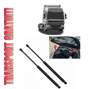 Set 2 amortizoare portbagaj haion DAF CF 85 din 2001-2020, 2 bucati, MAGNUM TECHNOLOGY, 4 stickere auto DAF