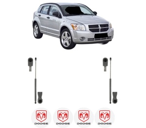 Set 2 amortizoare portbagaj haion DODGE CALIBER din 2006-2011, 2 bucati, KROSNO, 4 stickere auto DODGE v1921