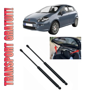 Set 2 amortizoare portbagaj haion FIAT PUNTO Hatchback Van (199_) din 2012-2012, 2 bucati, MAGNUM TECHNOLOGY, 4 stickere auto FIAT