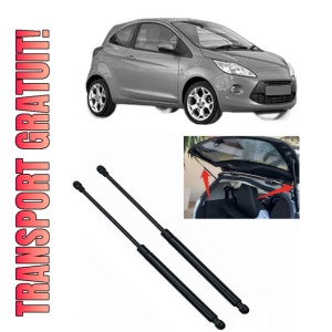 Set 2 amortizoare portbagaj haion FORD KA (RU8) din 2008-2016, 2 bucati, KROSNO, 4 stickere auto FORD