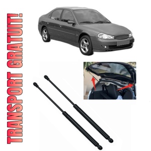 Set 2 amortizoare portbagaj haion FORD MONDEO II (BAP) din 1996-2000, 2 bucati, KROSNO, 4 stickere auto FORD
