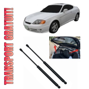 Set 2 amortizoare portbagaj haion HYUNDAI COUPE II (GK) din 2001-2009, 2 bucati, KROSNO, 4 stickere auto HYUNDAI
